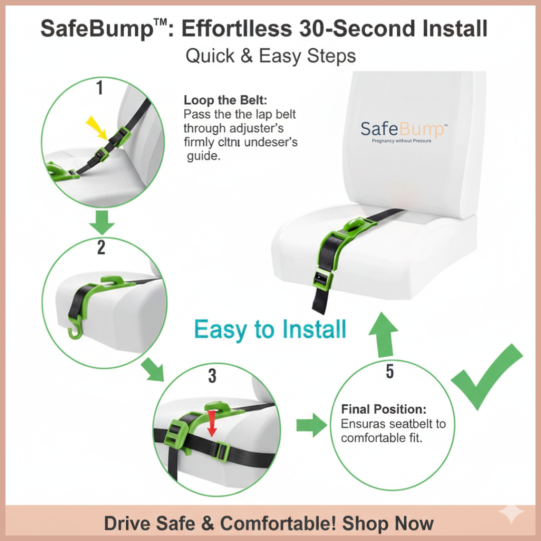 SafeBump™ Pressure-Free Maternity Safety Belt